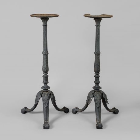 Pair of Tall Plant Stands